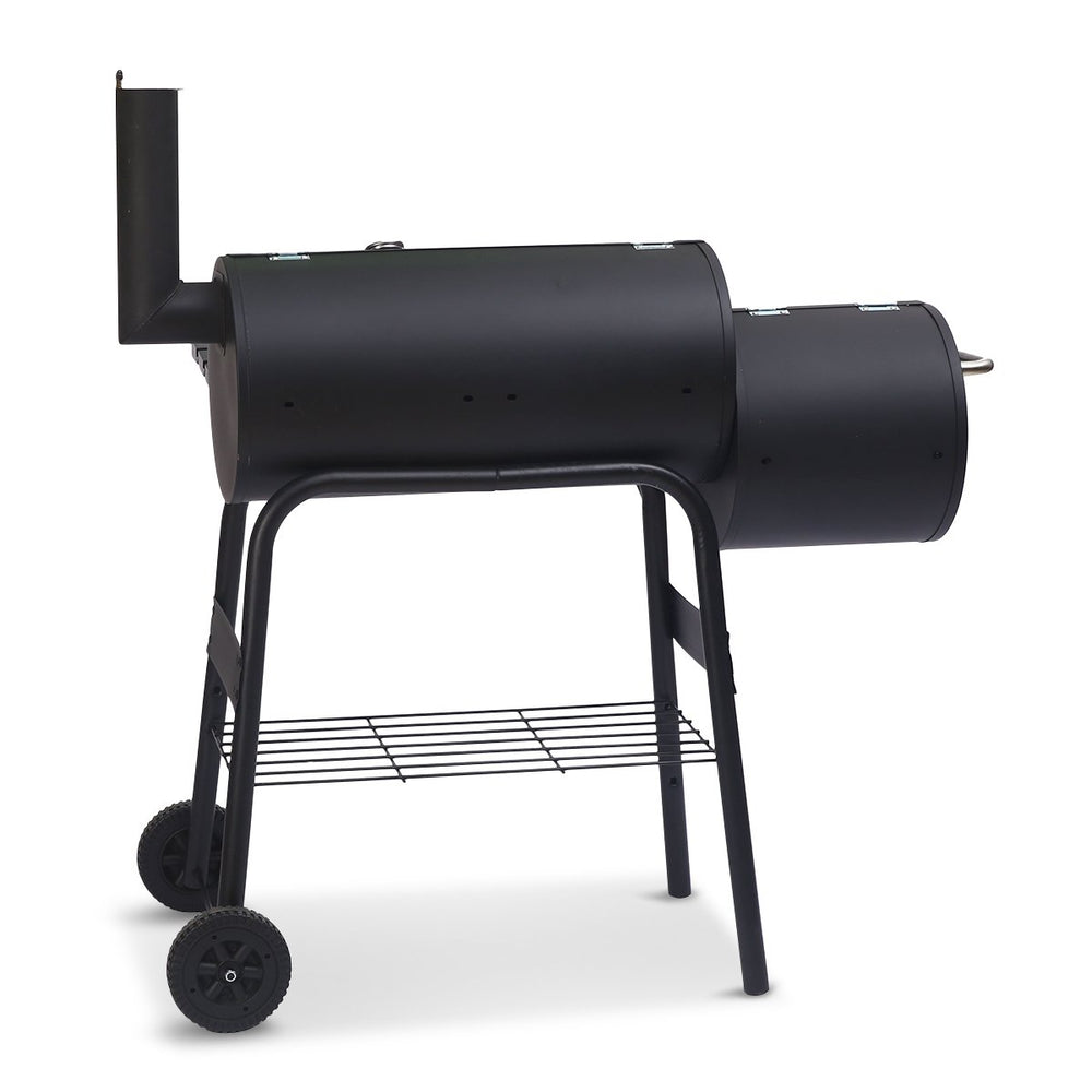 Wallaroo 2-in-1 Outdoor Barbecue Grill &amp; Offset Smoker