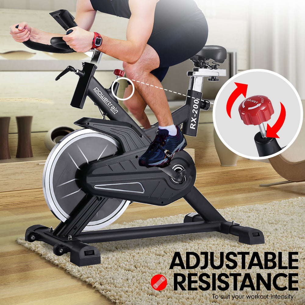 Powertrain RX-200 Exercise Spin Bike - Black