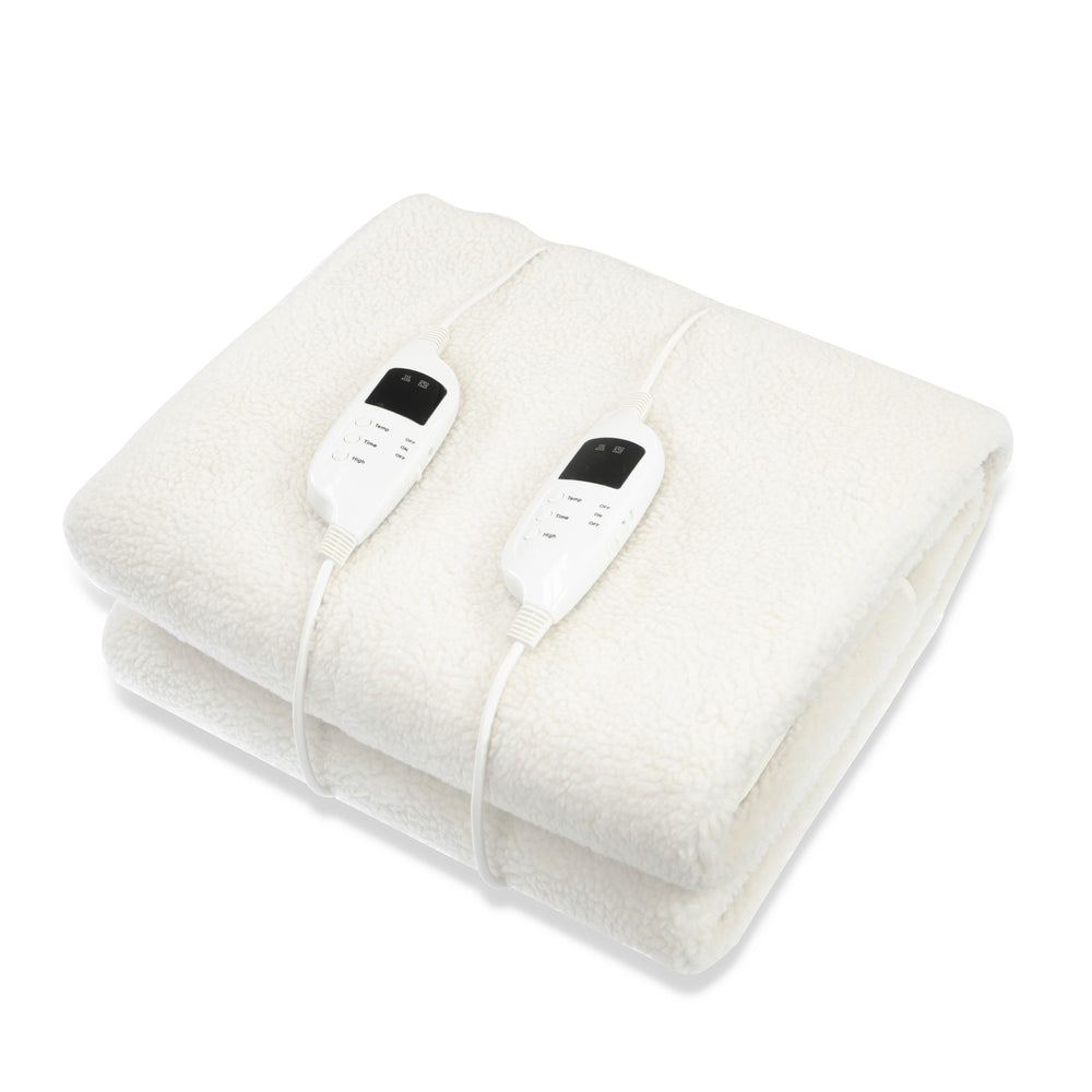 Laura Hill Heated Electric Blanket Fitted Fleece Underlay - Double