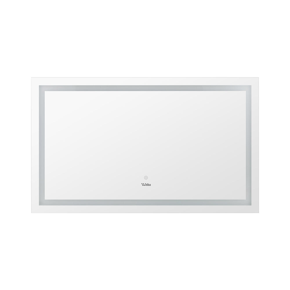 Welba LED Rectangle Bathroom Mirror Anti-fog Makeup Wall Mirrors 1200x700mm
