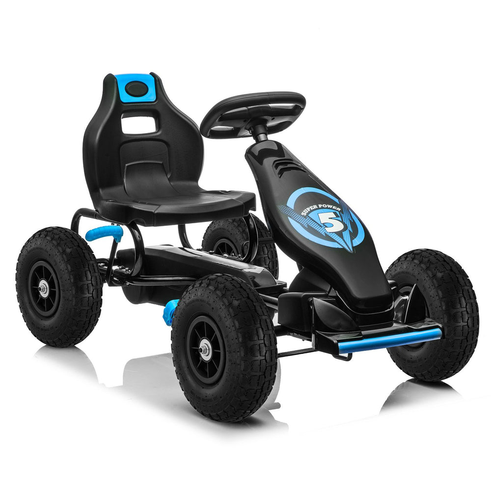 Kahuna Kids Ride On Pedal Powered G18 Go Kart - Blue