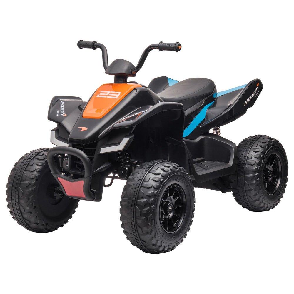 Kahuna Licensed MCL35 McLaren Kids Toy Ride On Electric Quad Bike - Black