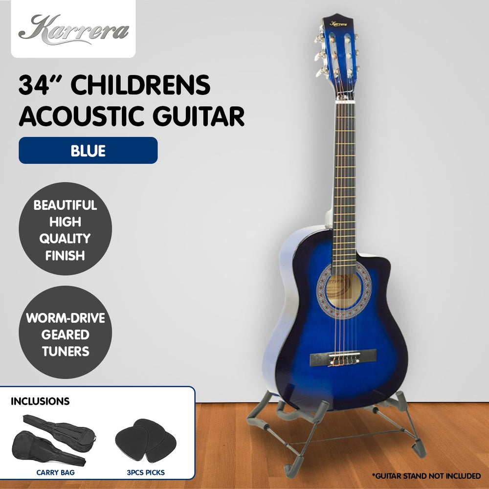 Karrera Childrens acoustic guitar - Blue