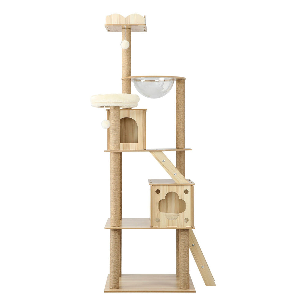 Alopet Cat Tree Scratching Post Scratcher Tower Wood Condo House Bed Large 190CM