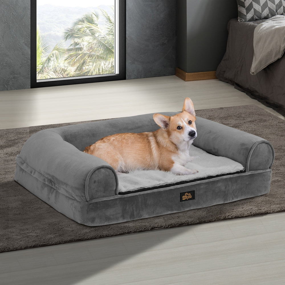 Alopet Dog Calming Bed Pet Orthopedic Memory Foam Sofa Washable Cushion X Large