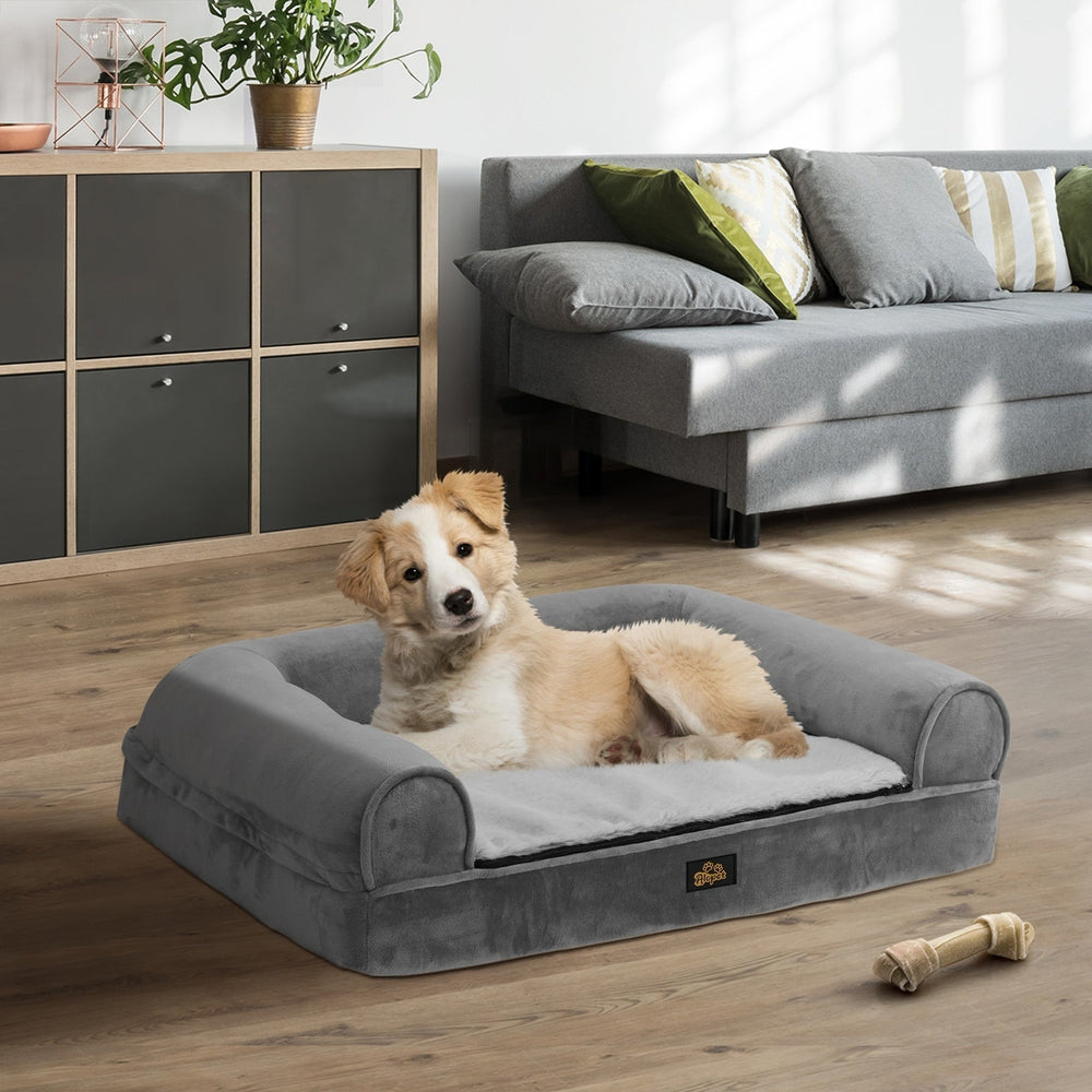 Alopet Dog Calming Bed Pet Orthopedic Memory Foam Sofa Washable Cushion X Large