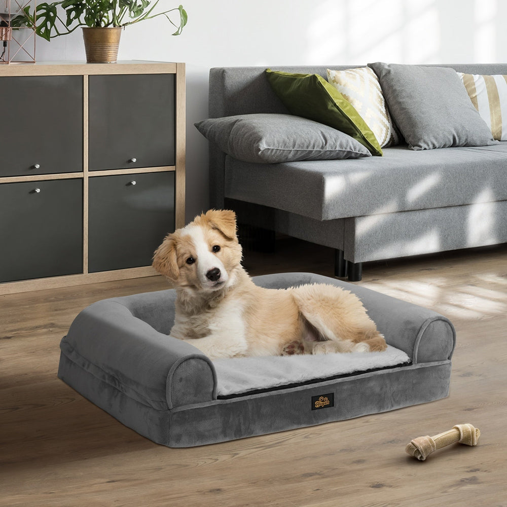 Alopet Pet Dog Calming Bed Memory Foam Orthopedic Cat Sofa Removable Cushion
