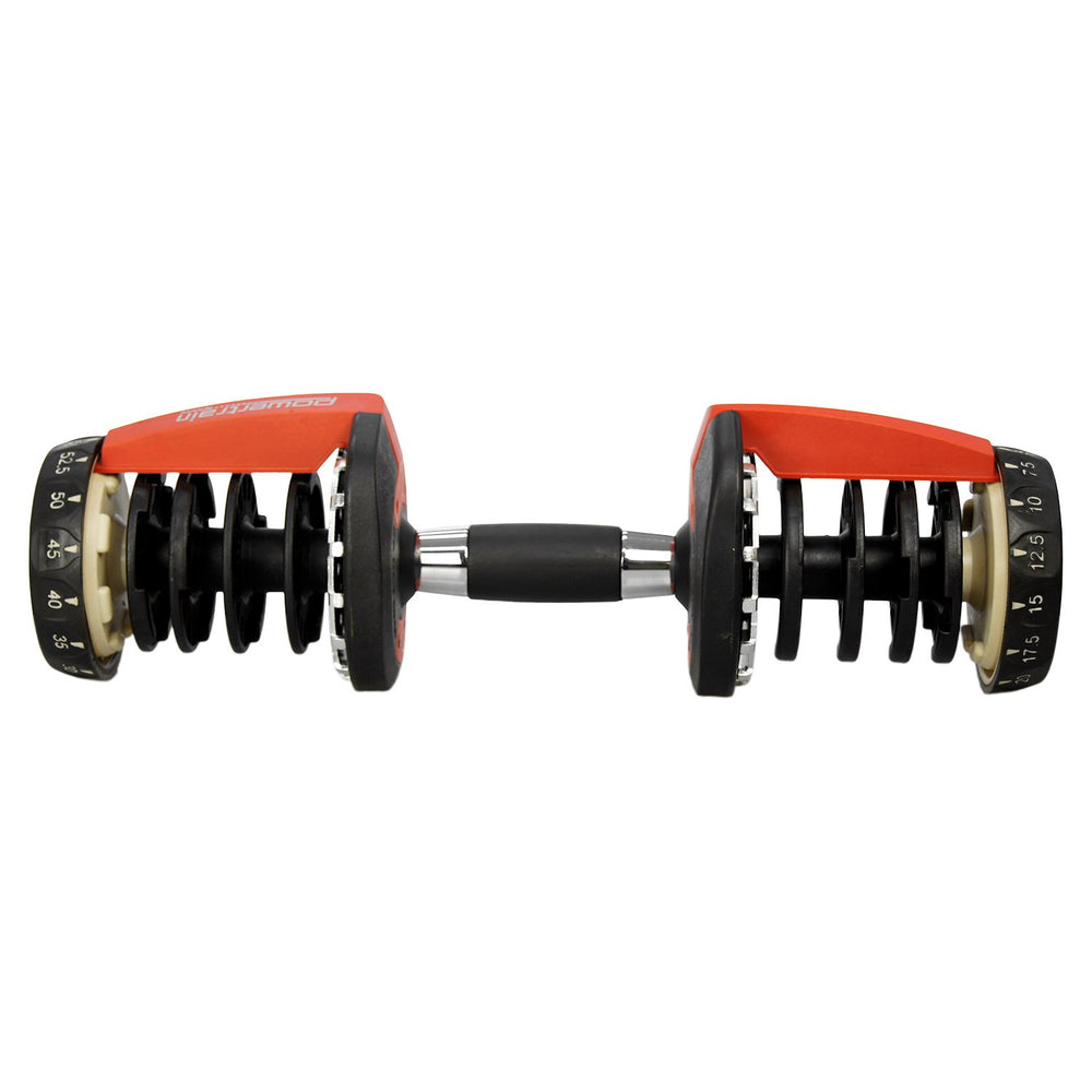 Powertrain 24kg Adjustable Dumbbell - Red