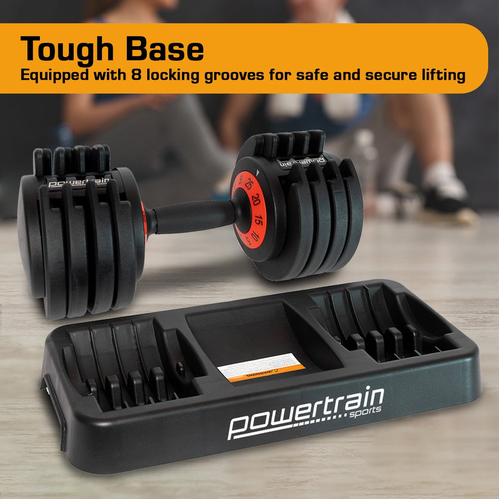 Powertrain 2x 25kg Gen2 Pro Adjustable Dumbbell Set