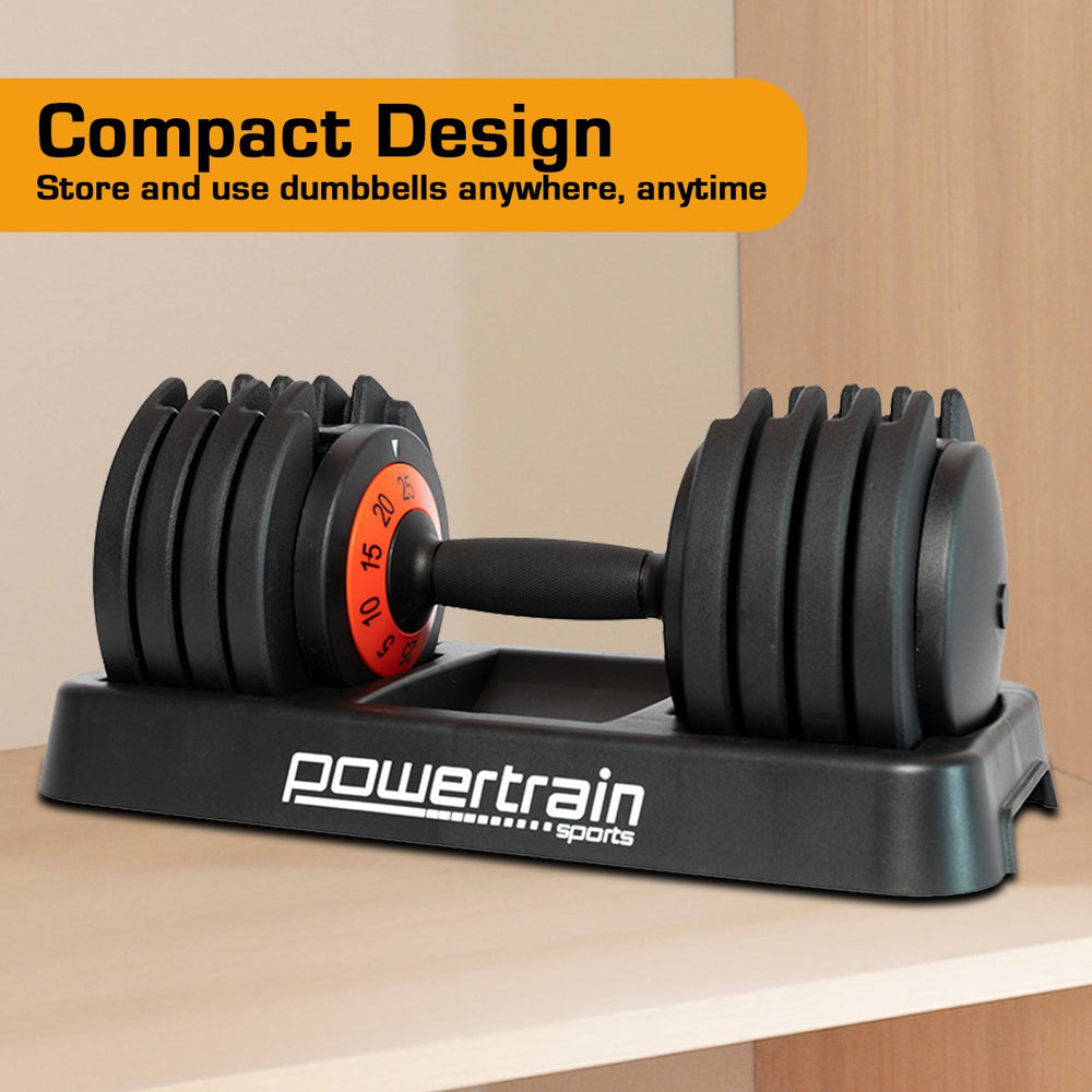 Powertrain 25kg Gen2 Pro Adjustable Dumbbell