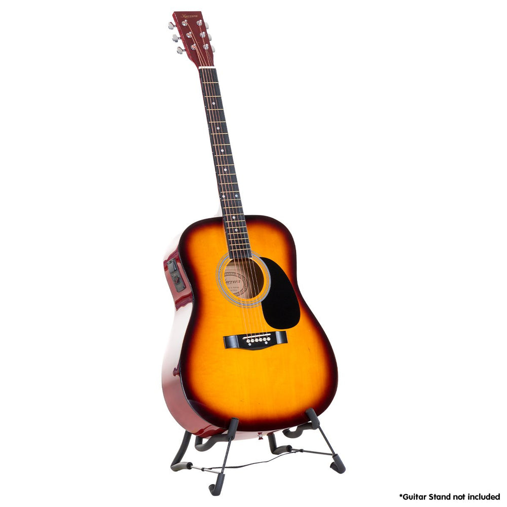 Karrera 41in Acoustic Guitar with EQ Band - Sunburst