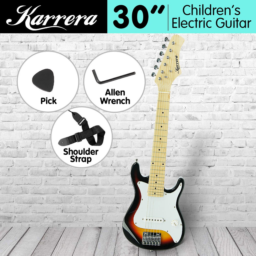 Karrera Childrens Electric Kids Guitar - Sunburst