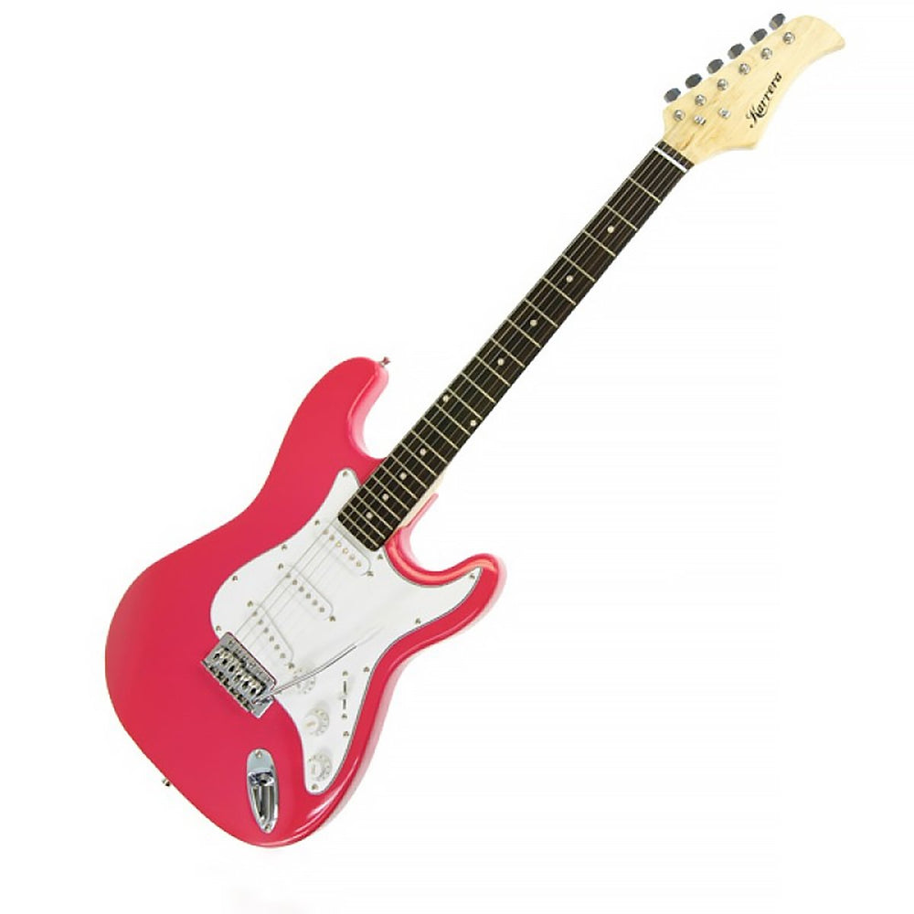 Karrera 39in Full Size Electric Guitar - Pink