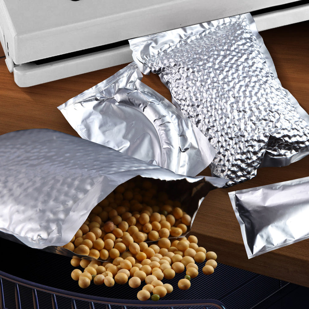 100x Commercial Grade Vacuum Sealer Food Sealing Storage Bags Saver 20x30cm