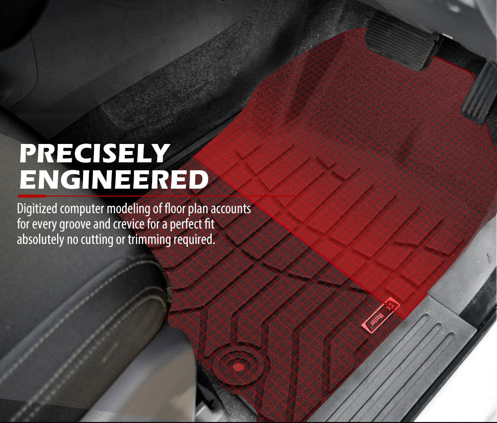 3D TPE Car Floor Mats for Ford Everest 2015-2022