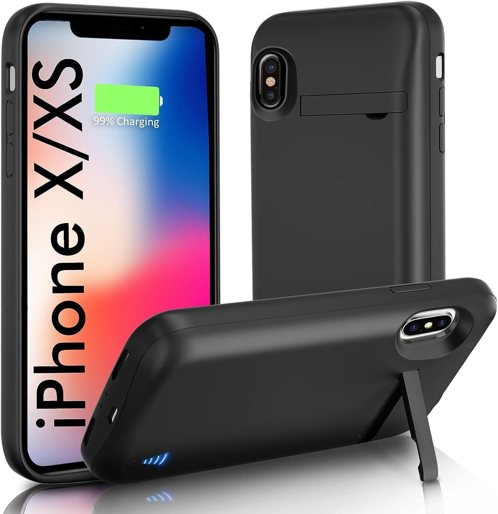 For iPhone XS Smart Battery Power Bank Charger Cover