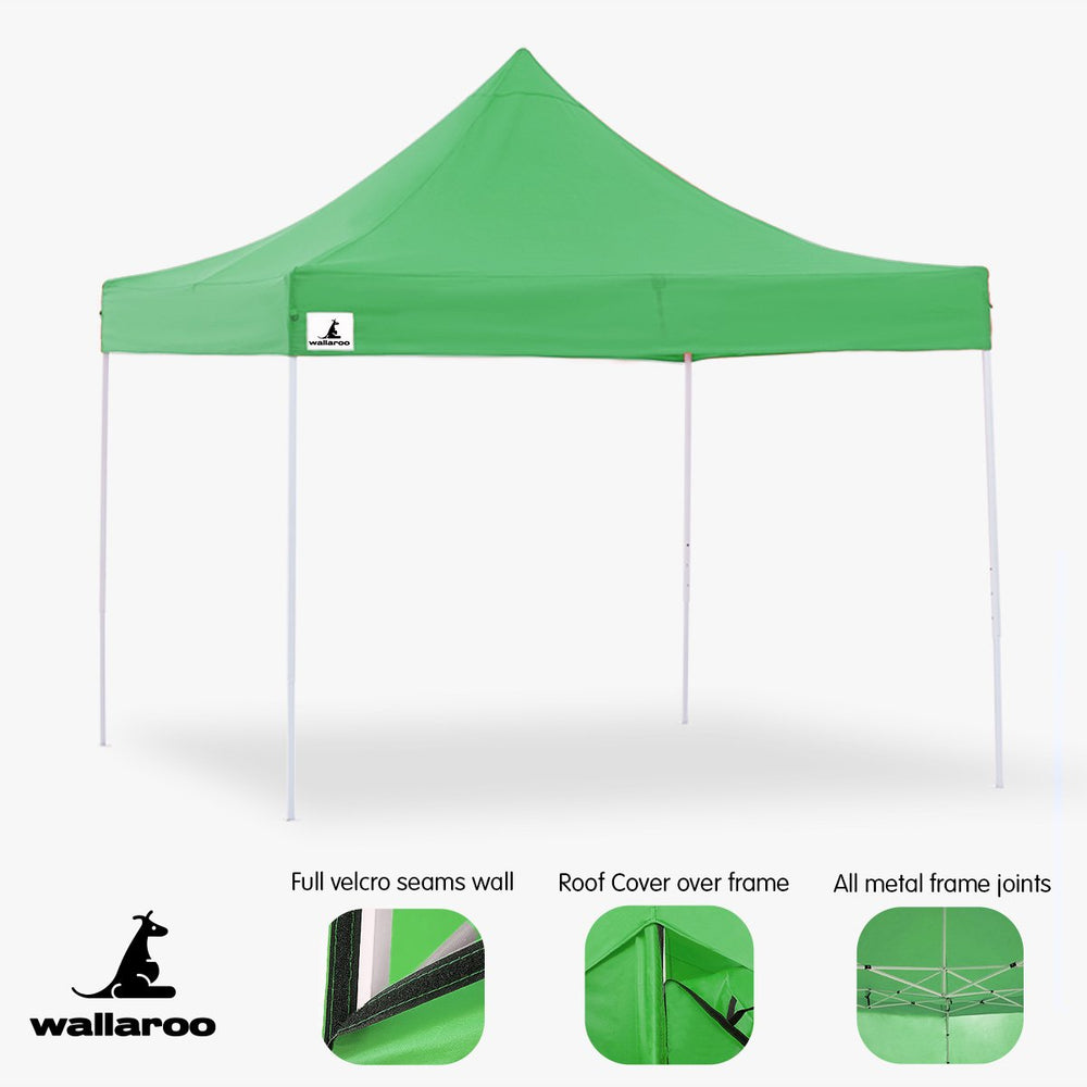 Wallaroo 3x3 Marquee - PopUp Gazebo - Green