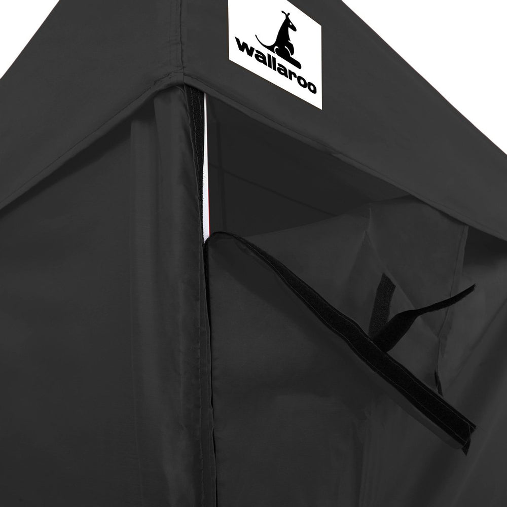 Wallaroo 3x6 Marquee - PopUp Gazebo - Black