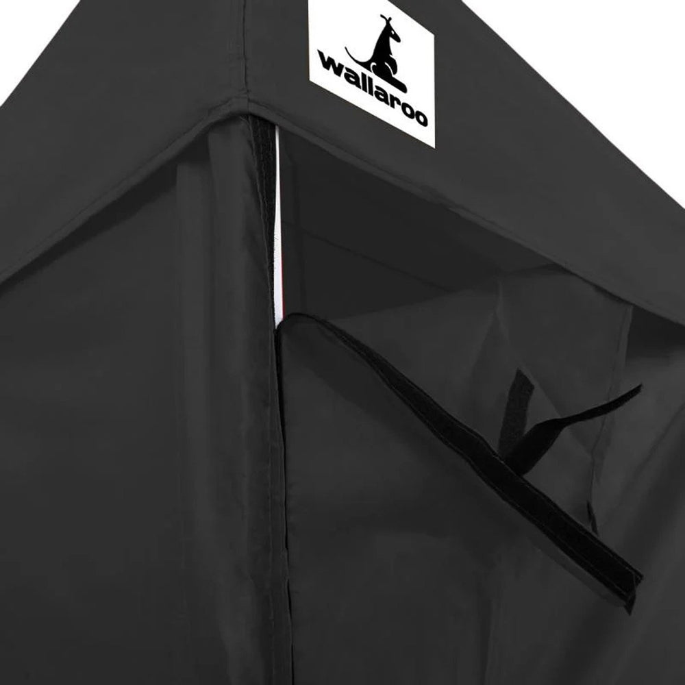 Wallaroo 3x4.5m Popup Gazebo Black