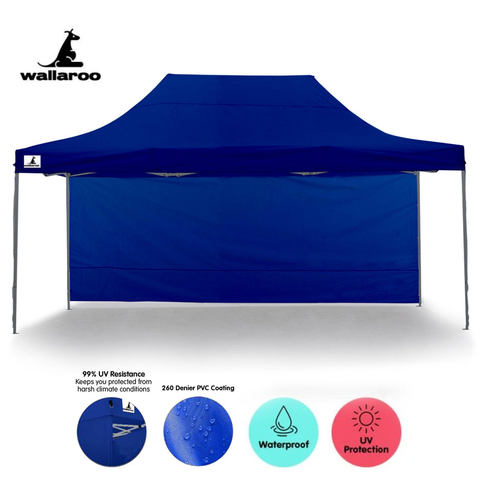 Wallaroo 3x4.5m Popup Gazebo Blue