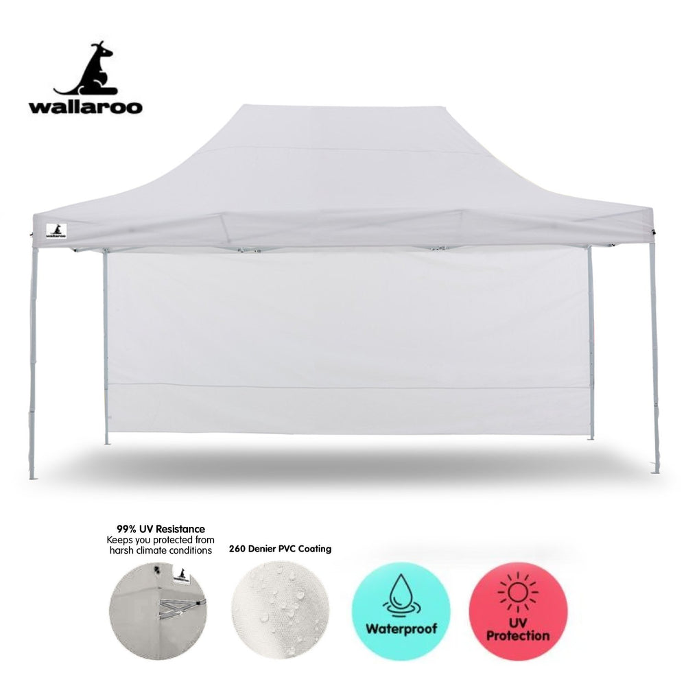 Wallaroo 3x4.5m Popup Gazebo White