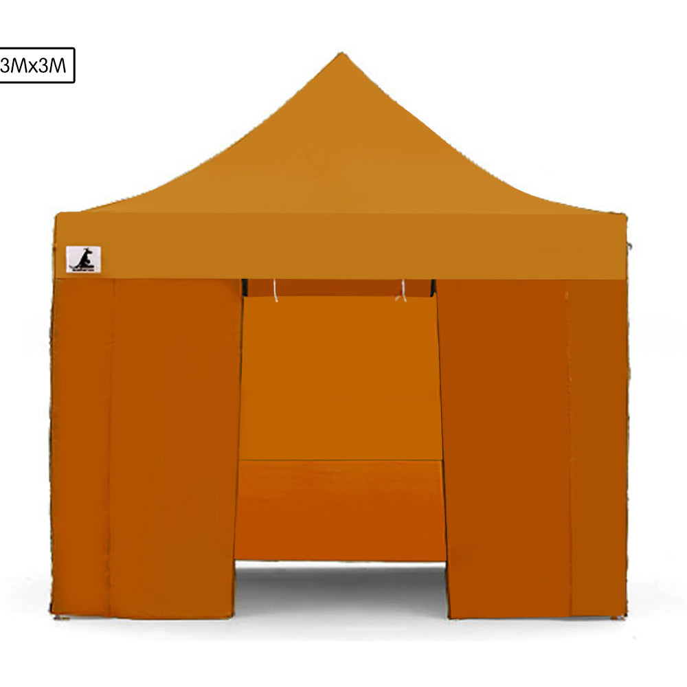 Wallaroo 3x3 Marquee - PopUp Gazebo - Orange