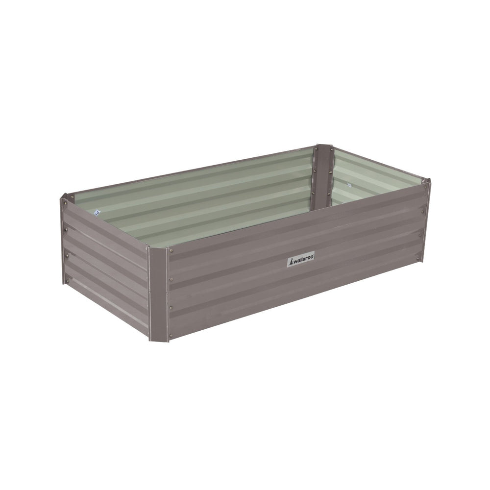 Wallaroo Garden Bed 120 x 60 x 30cm - Grey