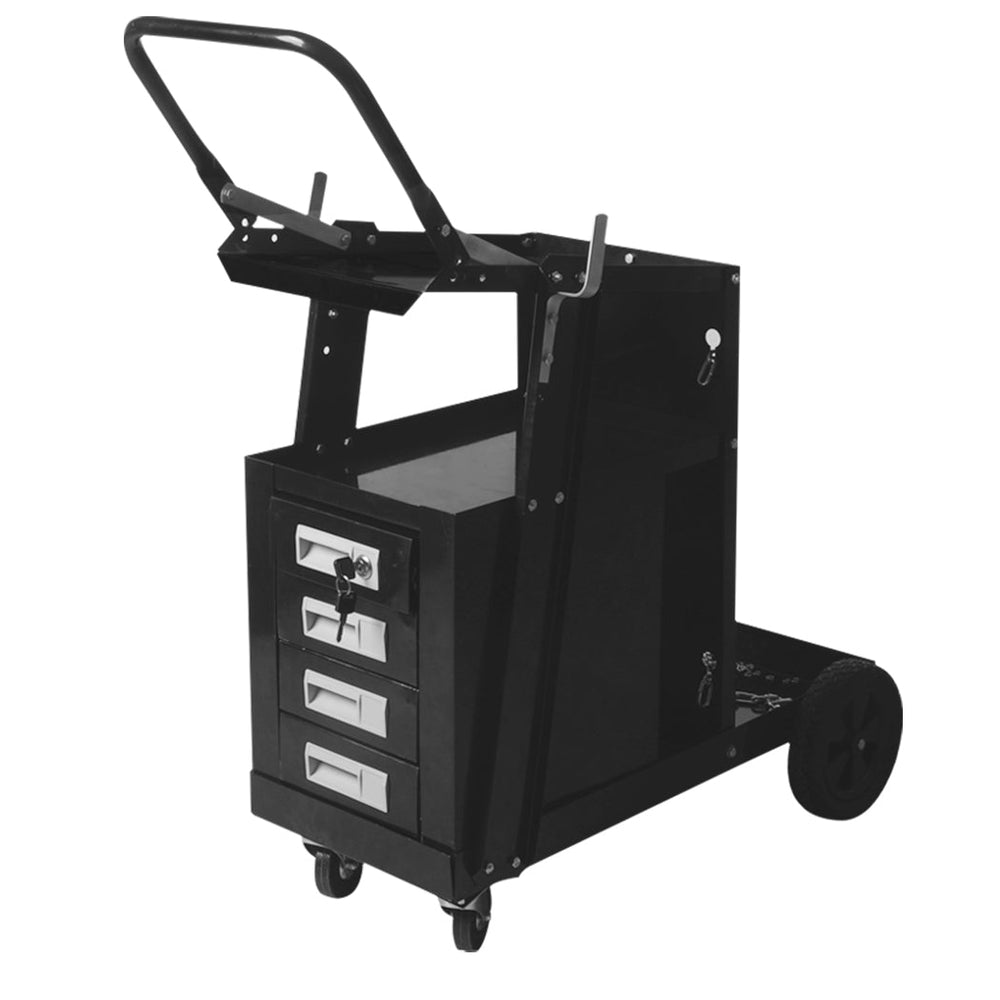 Traderight Group  Welding Cart Trolley Drawer Welder Cabinet MIG TIG ARC MMA Plasma Heavy Duty