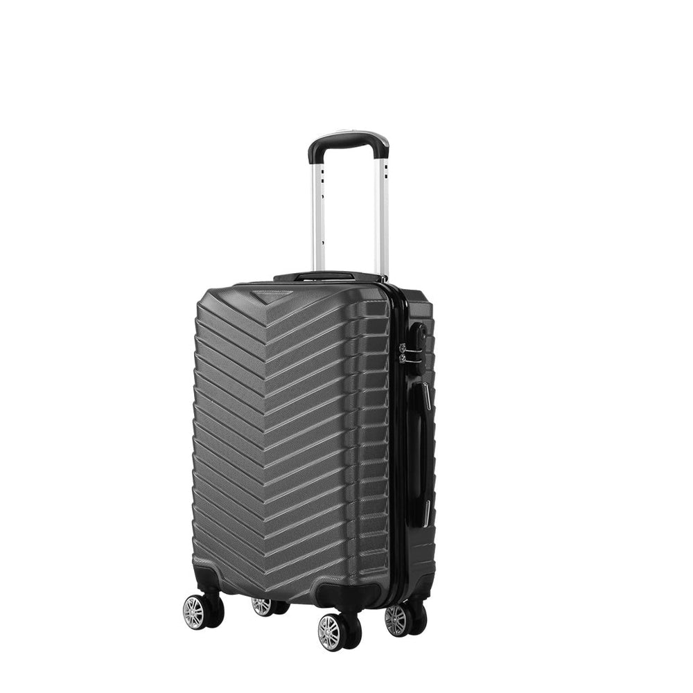 Slimbridge 28&quot; Luggage Suitcase Travel TSA Hard Shell Carry Lightweight Grey
