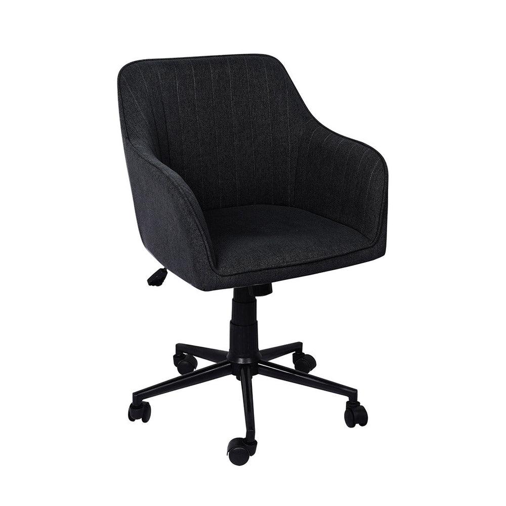 Levede Office Chair Fabric Computer Gaming Chairs Executive Adjustable Black