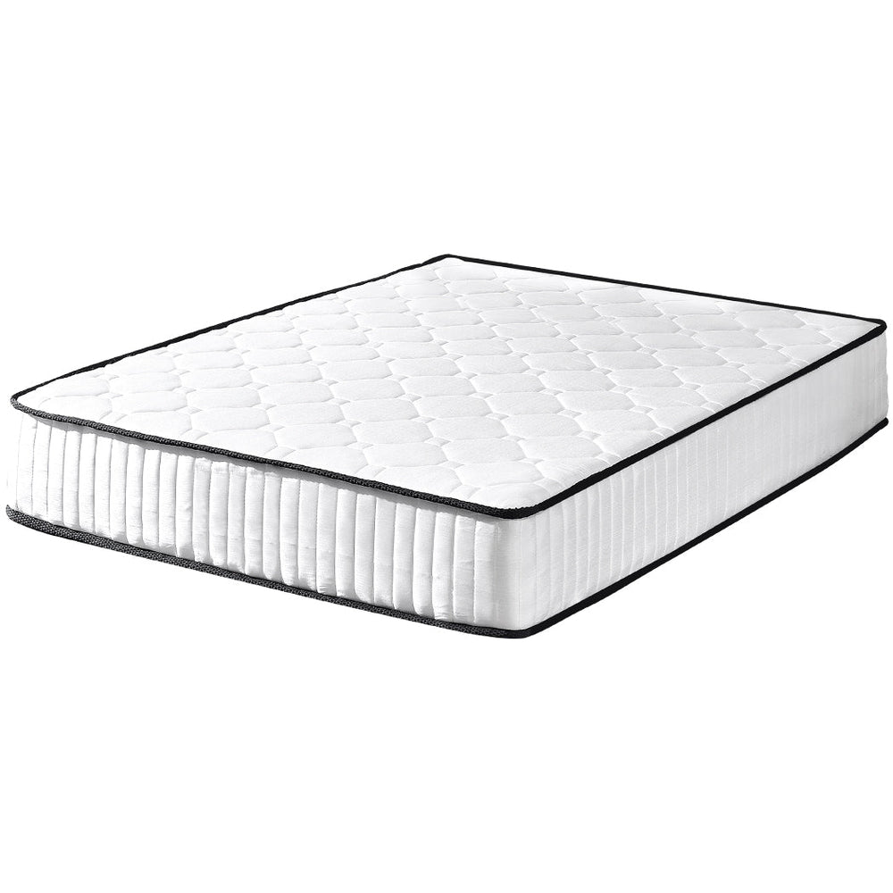 Dreamz Spring Mattress Bed Pocket Tight Top Foam Medium Firm King Single 20CM