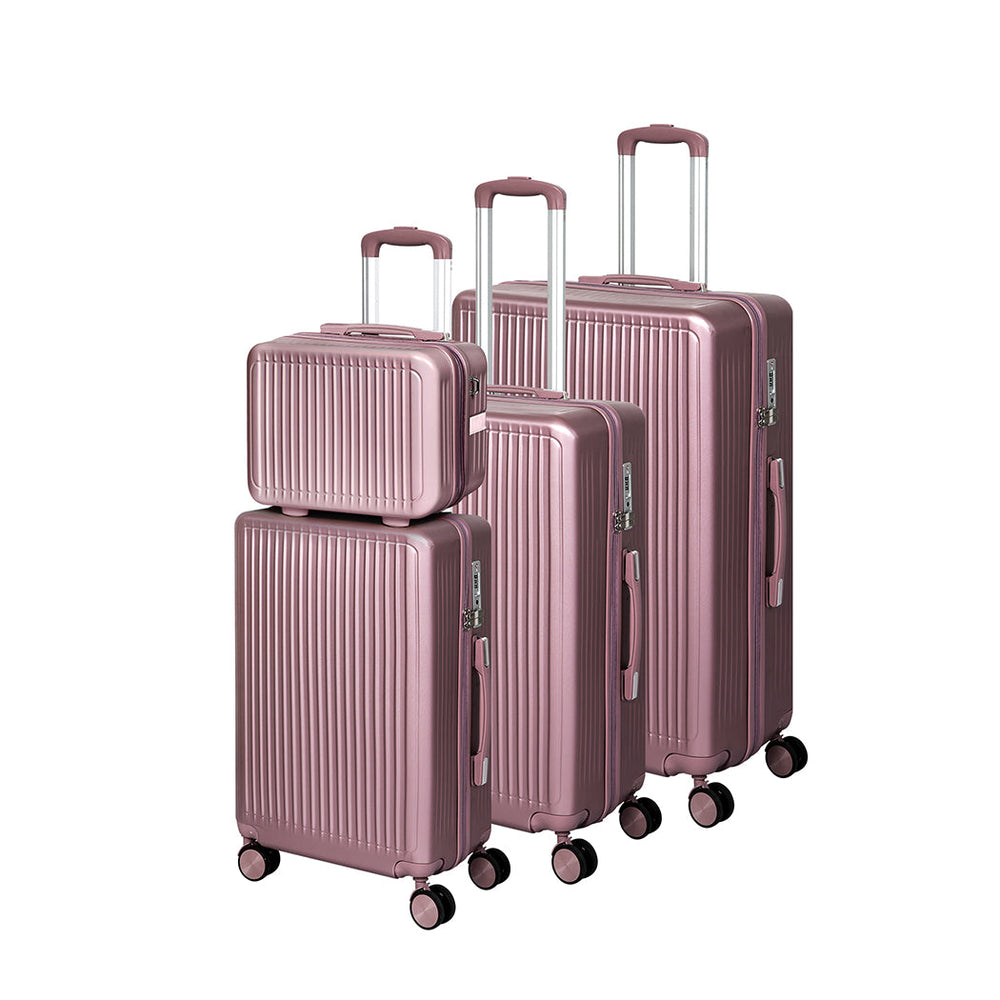 Slimbridge Luggage Suitcase Trolley Set Travel Lightweight 4pc 14&quot;+20&quot;+24&quot;+28&quot;