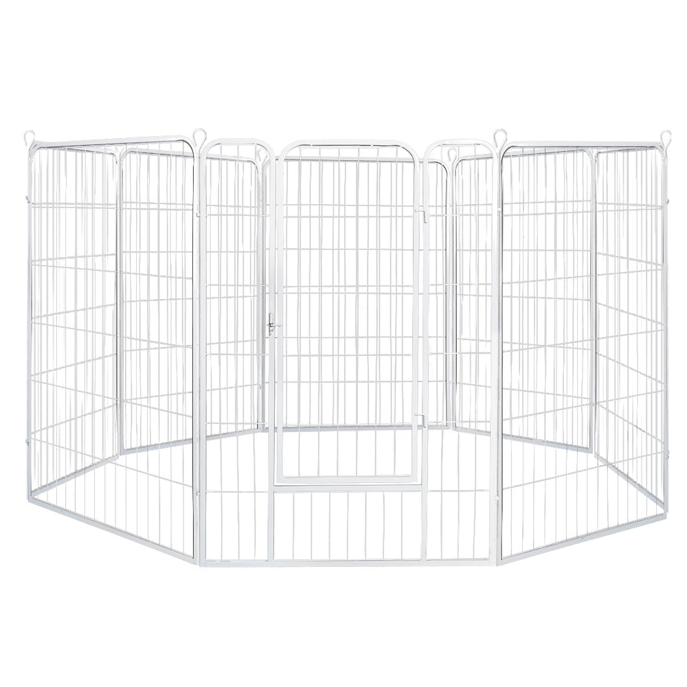 Pawz 8 Panel 48&#39;&#39; Pet Dog Playpen Puppy Exercise Cage Enclosure Fence Metal