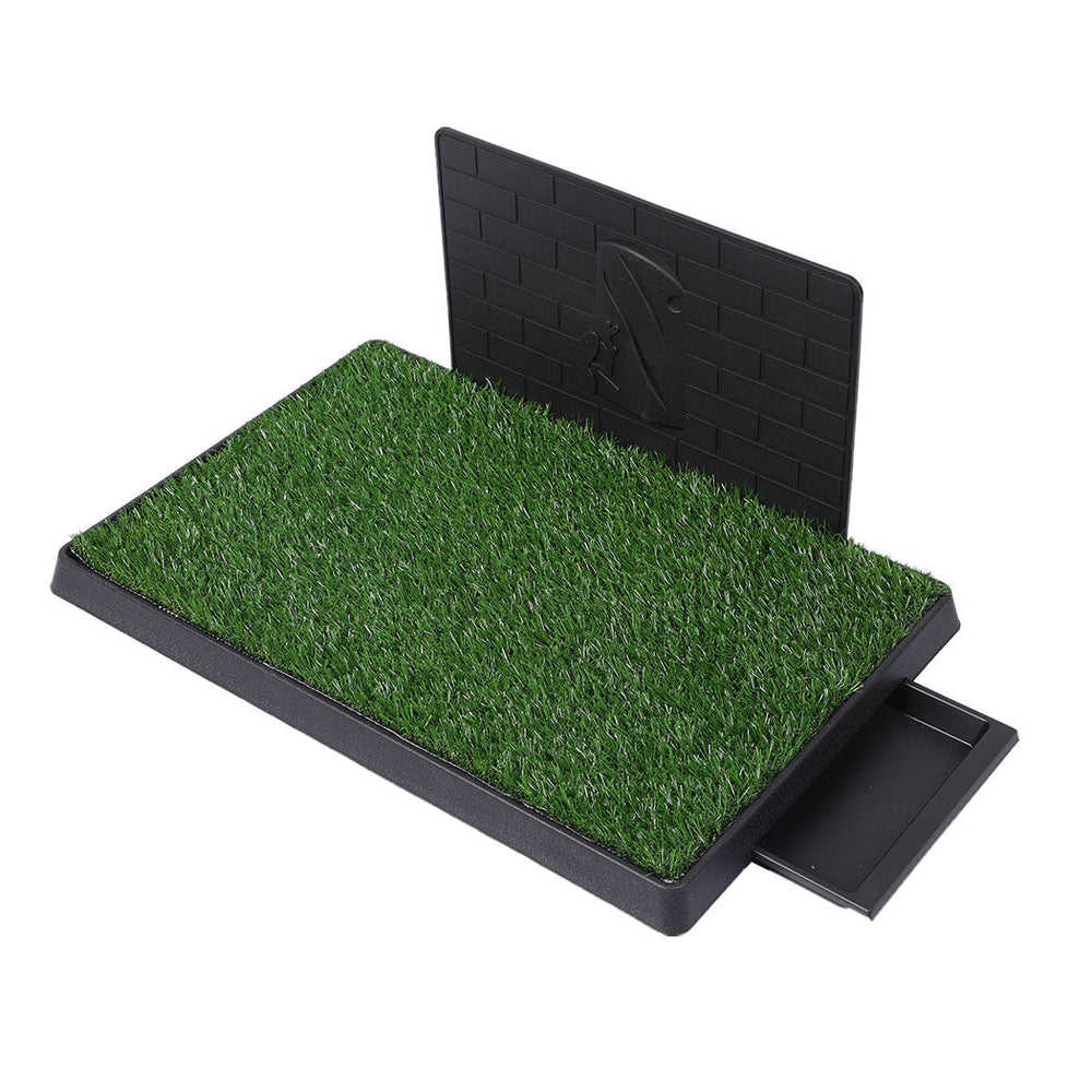 Pawz Indoor Dog Pet Grass Potty Training Portable Toilet Pad Tray Turf Mat Jumbo