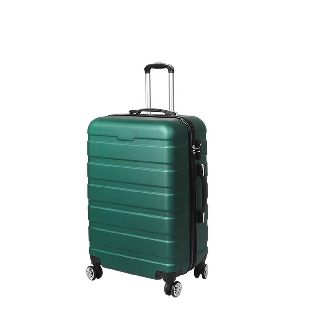 Slimbridge 28&quot; Luggage Case Suitcase Travel Packing TSA Lock Hard Shell Green