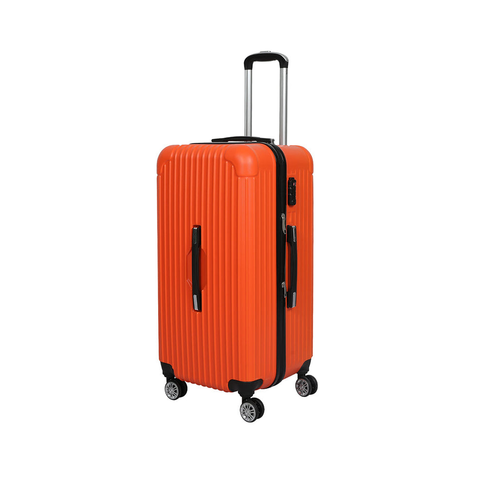 Slimbridge 30&quot;Trunk Luggage Travel Suitcase Travelling Large TSA 4 Wheels Orange