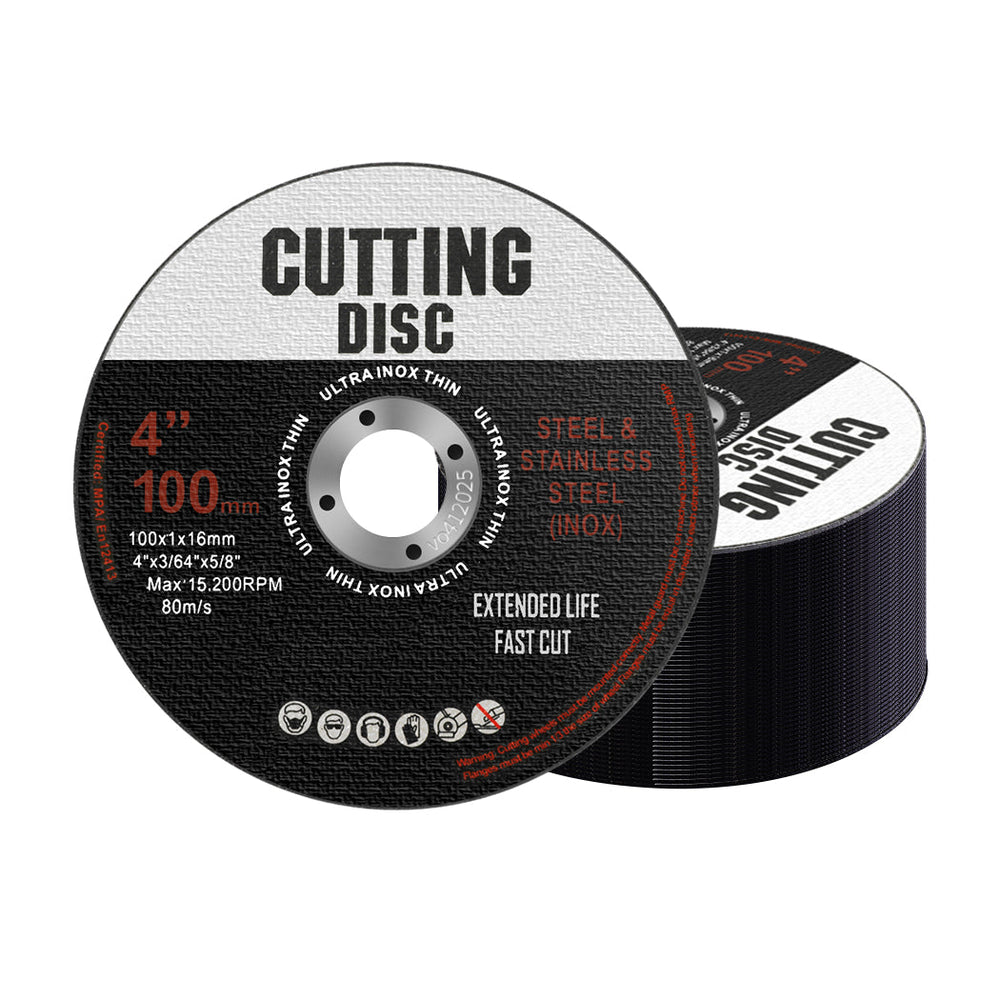 Traderight Cutting Discs 100mm 4&quot; Thin Cut Off Wheel Steel Angle Grinder x50