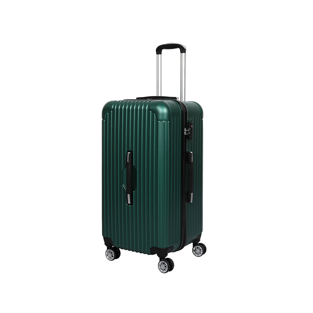 Slimbridge 28&quot; Trunk Luggage Travel Suitcase Travelling Large TSA 4 Wheels Green