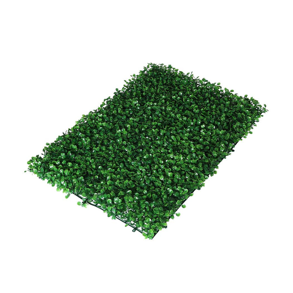 Marlow Artificial Hedge Grass Boxwood Garden Green Wall Mat Fence Outdoor x10