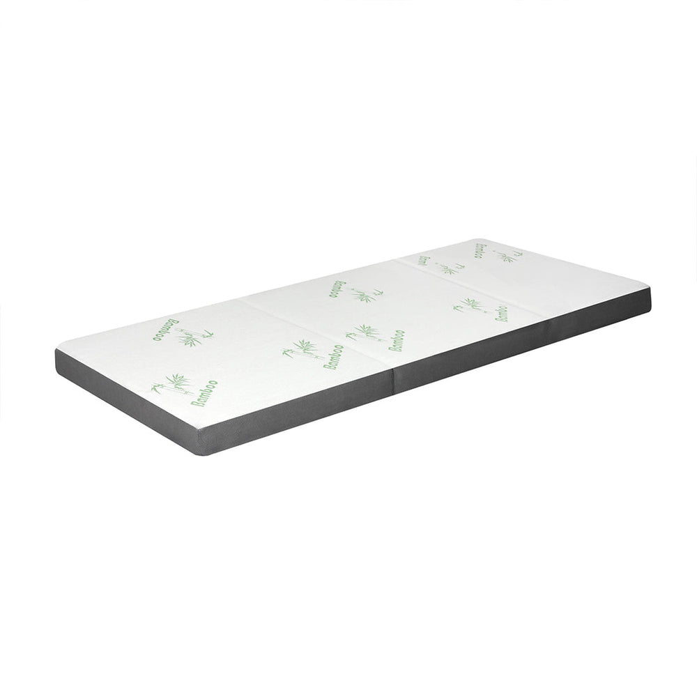 DreamZ Folding Mattress Foldable Foam Bed Camping Floor Mat Cushion Pad 2B1S