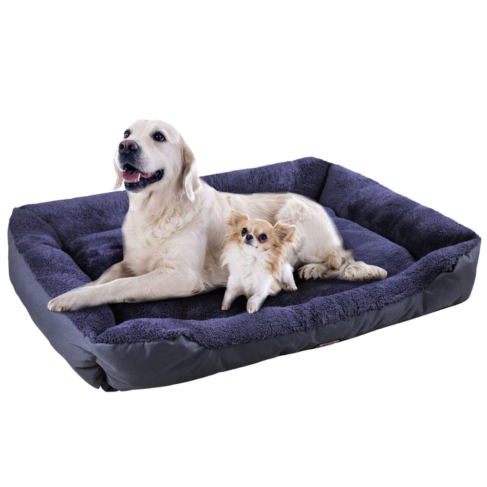 Pawz Pet Bed Mattress Dog Cat Pad Mat Cushion Soft Winter Warm 2X Large Blue