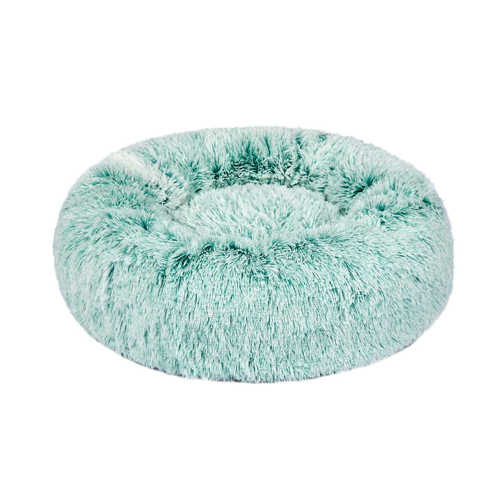 Pawz Pet Beds Dog Cat Soft Warm Kennel Round Calming Nest Cave AU Teal XXL