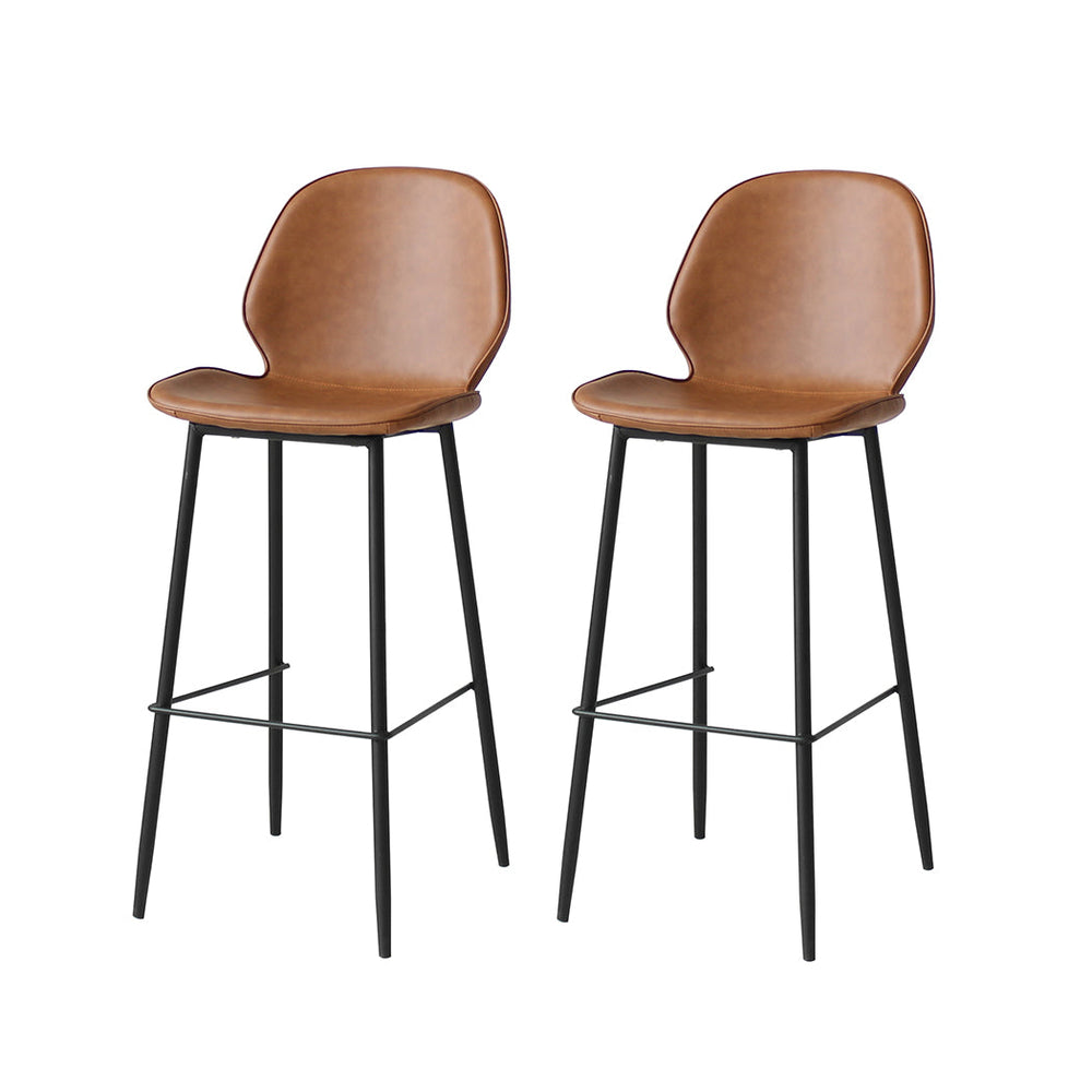 Levede 2x Bar Stool Barstools Counter Chair PU Padded Kitchen Pub Restaurant