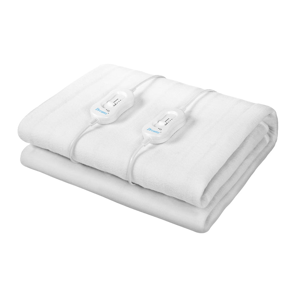 Dreamz Electric Blanket Heated Fully Fitted Pad Washable Winter Warm Double