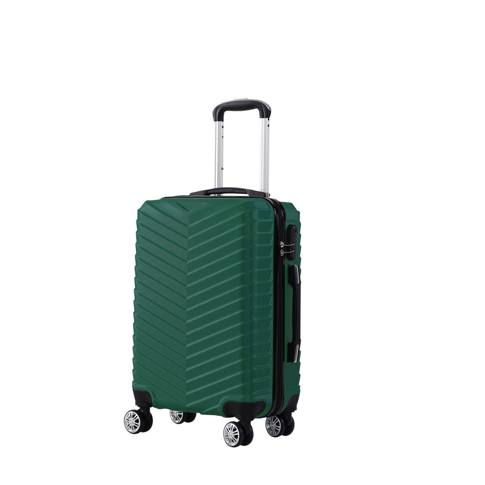 Slimbridge 28&quot; Luggage Suitcase Travel TSA Hard Shell Carry Lightweight Green