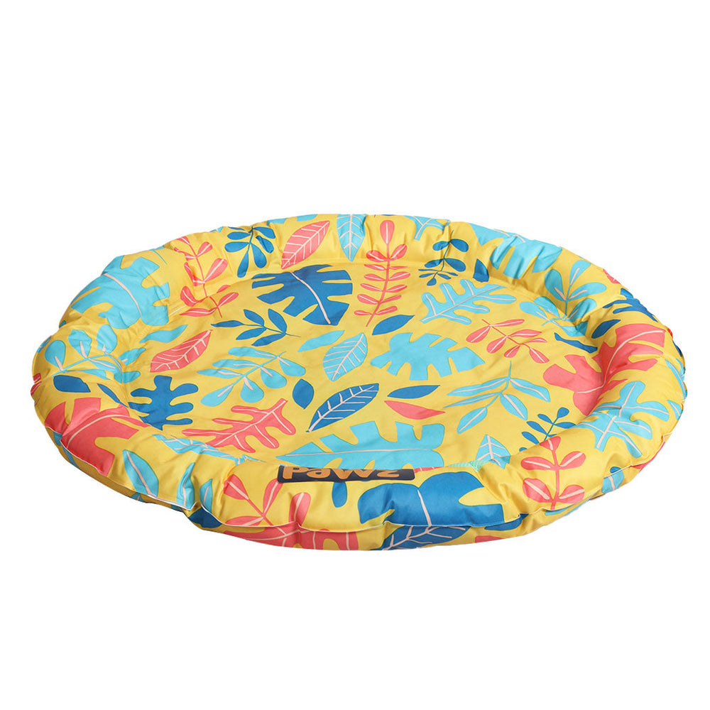 Pawz Pet Cool Gel Mat Cat Bed Dog Bolster Waterproof Self-cooling Pads Summer L