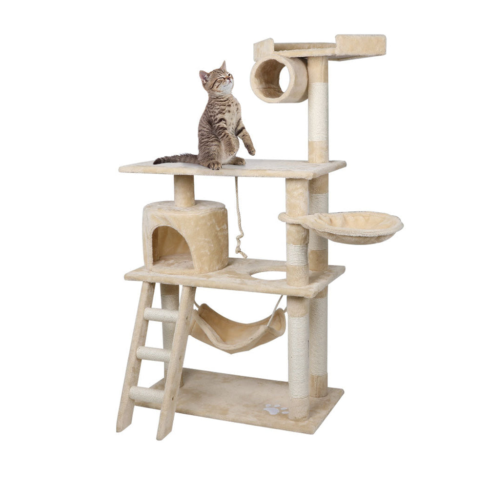 Pawz Cat Tree Scratching Post Gym House Condo Furniture Scratcher Tower 140cm