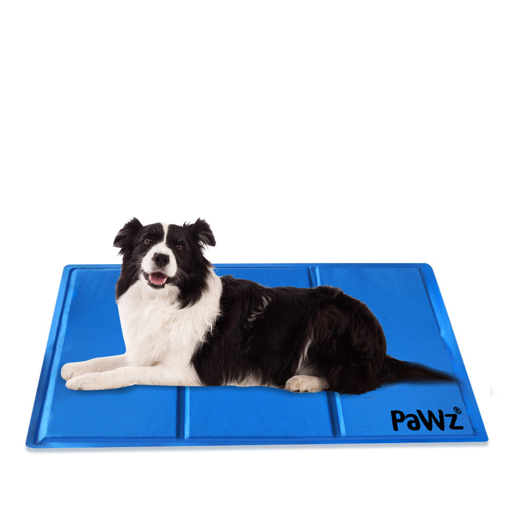 Pawz Pet Cooling Mat Gel Mats Bed Cool Pad Puppy Cat Non-Toxic Beds 90x50cm