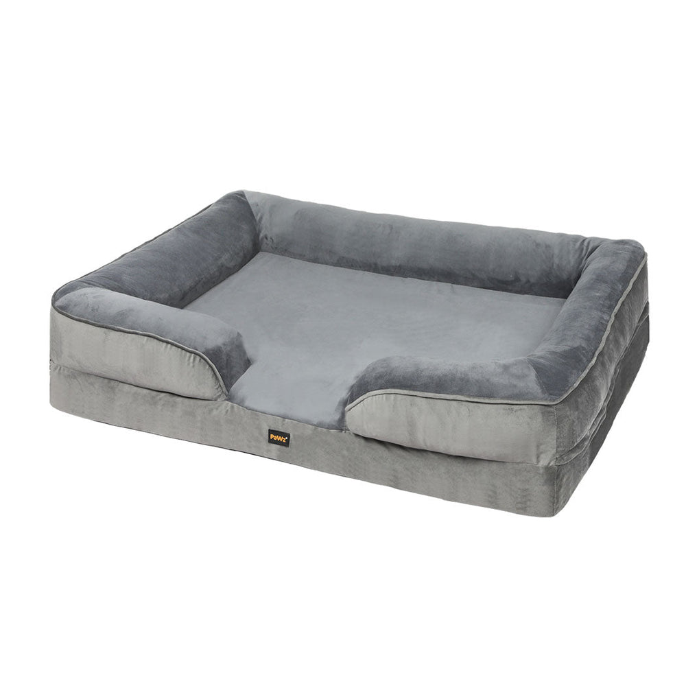 Pawz Memory Foam Pet Sofa Bed Cushion Dog Mat Washable Removable Orthopedic M