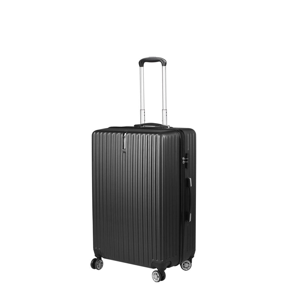 Slimbridge 20&quot; Carry On Luggage Suitcase Travel TSA Lock Hard Shell Case Black